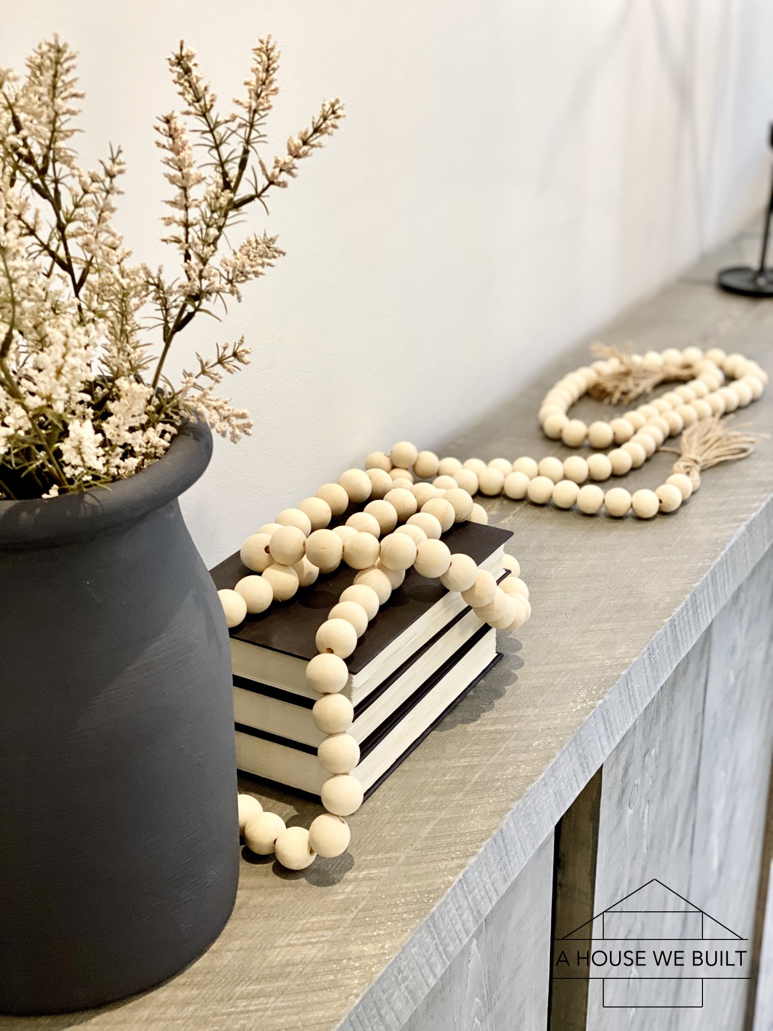 How to Make a Wood Bead Garland